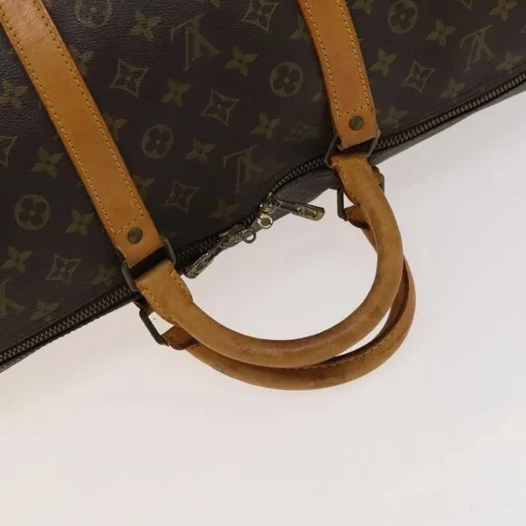 LOUIS VUITTON Monogram Keepall 60 Boston Bag M41422 LV Auth 119896 - Picture 8 of 16